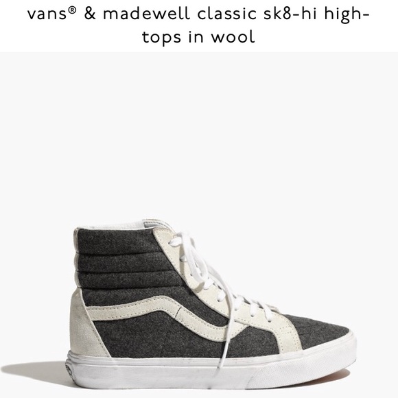 wool vans sk8 hi